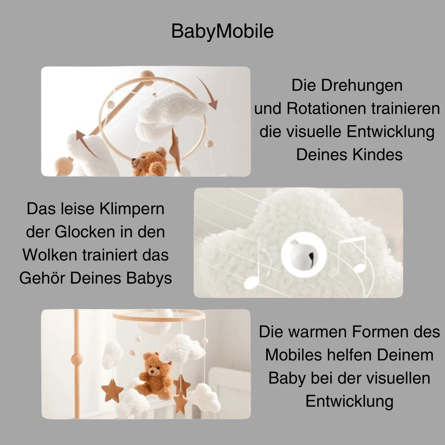 BabyMobile - Träume über den Wolken - Lanessia