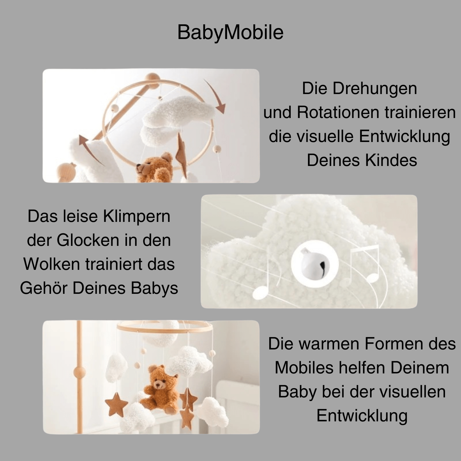 BabyMobile - Träume über den Wolken - Lanessia